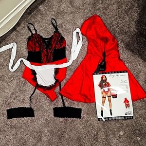 Leg Avenue. Naughty Miss Red Costume. Little Red Riding Hood